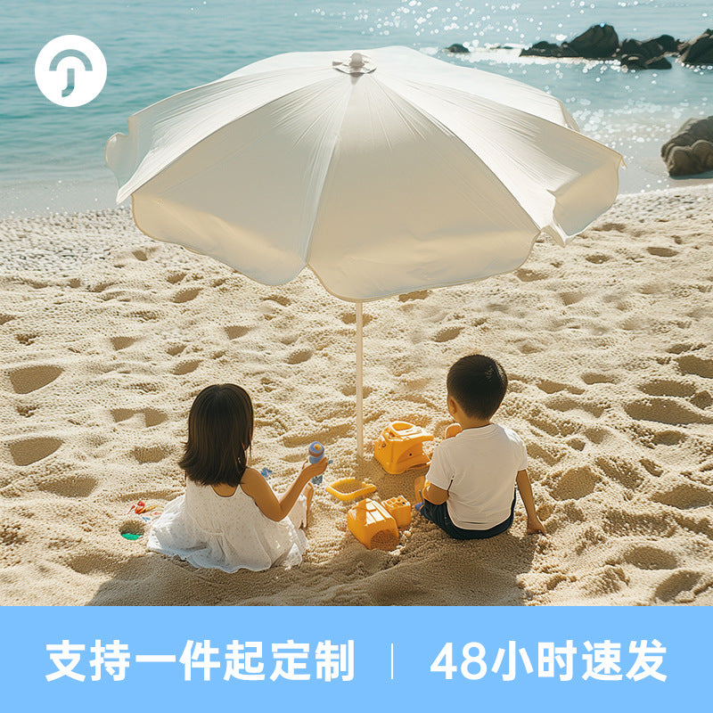 Zunchi Beach Umbrella UPF50+ Large Outdoor Sun Shade