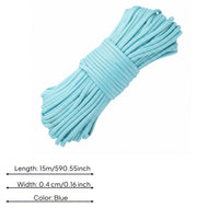 4 Mm Luminousin-the-Dark Cord Round Luminous Cord Woven Glow Paracord High Visibility