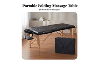 High-Density Padding Foldable Massage Table Heavy Duty Portable Massage Table Lightweight Portable Treatment Bed Easy to Clean for Home Users, Beauticians, Estheticians