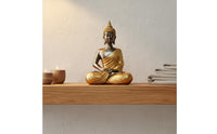 Buddha Statue Thai Style Buddha Decor Statue Handmade House Decoration for Entryway, Living Room