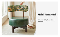 Reclining rear blossomShaped Chair rotating Base Single Sofa Plush Cushioning Indoor Furniture Wide Seat for Homeowners, Book Lovers, Living Room, Bedroom, Lounge Area, perusing corner
