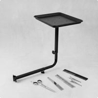 Salon Chair Tray Space Saving Barber Chair Tray 360-Degree Rotation for Hair Cutting