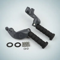 Motorcycle Passenger Foot Pegs Anti-Slip Motorcycle Foot Pegs with Hardware Secure Rear Footrests for Custom Builds