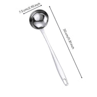 Hot Pot Spoon Mirror Polished Single-Piece Construction Serving Spoon for Restaurant