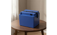 Secure Battery Box with Strap Rigid Battery Box Hard-Shell Enclosure Heavy-Duty for Builders