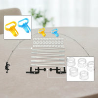 Tabletop Balloon Arch Stand Reusable Decorations Quick Assembly for Weddings