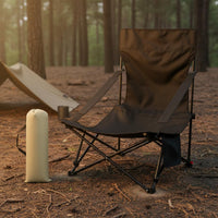 Foldable Design Folding Recliner Chair Lightweight High Back Camping Chair Ergonomic Adjustable Outdoor Lounger Side Pocket for Fishing