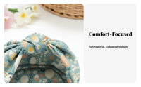 Knotted Wide Headwrap Bunny and Egg Print Wide Knotted Turban Easter Themed Headband for Stretching Discipline Practiti Single Rs, Athletes