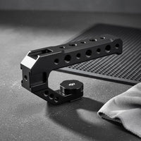 Camera Top Handle Multi-Functional Metal Camera Carry Handle Multiple Mounting Points Aluminum Alloy Frame for Handheld