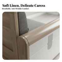 Corner Couch with Chaise Longue sturdy Wood Frame L-Shaped Sectional Couch Nordic design Sofa Set for Families, Homeowners, Lounge Area, Small Spaces