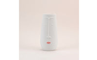 Ceramic Face Vase Textured Sculptural Face Vase Minimalist Decor for Living Room, Entryway Console