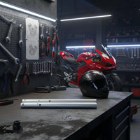 Aluminum Alloy Motorcycle Clamp-on Handlebar Ergonomic Design Motorcycle Clip on Bar Vibration Reduction for Racing