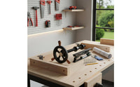 Workbench Leg Clamp European Style Wooden Leg Vise Parallel Heavy Duty Carpentry Vise for Woodworkers
