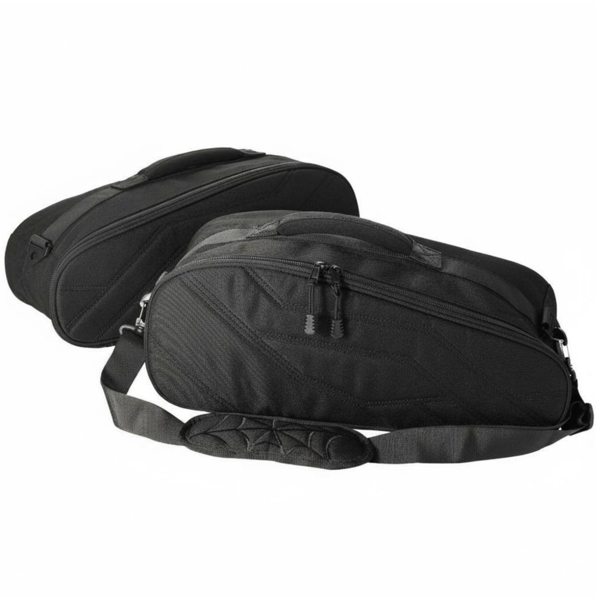 2 Pieces Soft Inner Soft Interior Lining Motorcycle Saddlebag Reinforced Padded Handle Bike Side Luggage Bag Sturdy Construction Luggage Pannier Easy to Clean for Road Travel