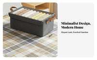 textile Drawer container Foldable Partitioned textile container Stackable for Bedroom, Parents