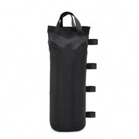 Cylindrical Sandbag Weight Bag Black Weight Bag with Handles Portable Sandbag with Handle Reusable for Event Planners, Canopy Anchoring