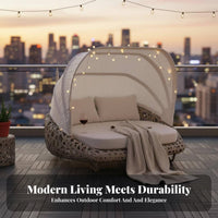 4 Pieces Nordic & aesthetic Wicker Sectional Set with Table Waterresistant Outdoor Furnishing Lounge Seating sunlight-resistant for Families, Entertainers, property owners, Balcony, Garden, Courtyard, rearyard