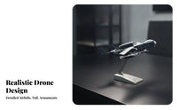 1/45 Decorative Drone Model Ornament Underwing Details Aviation Decor