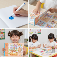 A4 Tearable Blank Drawing Pad for Students and Artists, Thickened Sketchbook for Markers and Art