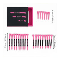 8 Pieces Easier Ball Placement Chair-Shaped Golf Tee Petal Head Golf Tee for Golfers