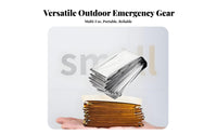 Lightweight Space Blanket Compact & Portable Mylar Emergency Blanket Waterproof for Preppers, Primary Responders, Outdoor, Camping, Hiking
