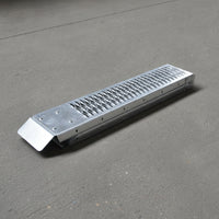 Folding Ramp with Strap Lightweight Motorcycle Ramp Compact for Trailers, Garages