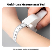Retractable Body Tape Measure Push-Button Retraction Waist Circumference Tape Single-Hand Fitness Equipment for Dieters, Tailors, Gym, Crafting