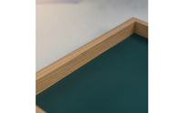 Jewelry Display Tray Slim Wooden Jewelry Tray Flat Soft for Dresser, Countertop