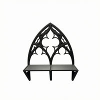 Gothic Window Shelf Openwork Tracery Shelf Decorative Home Decor