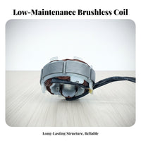 Non-Brushed Engine Coil Copper Winding Lawnmower Engine Accessory for Repair Technicians, Workshop, Garage
