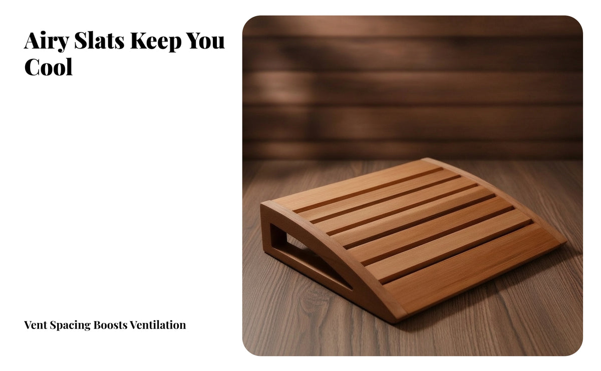 Curved Sauna Headrest