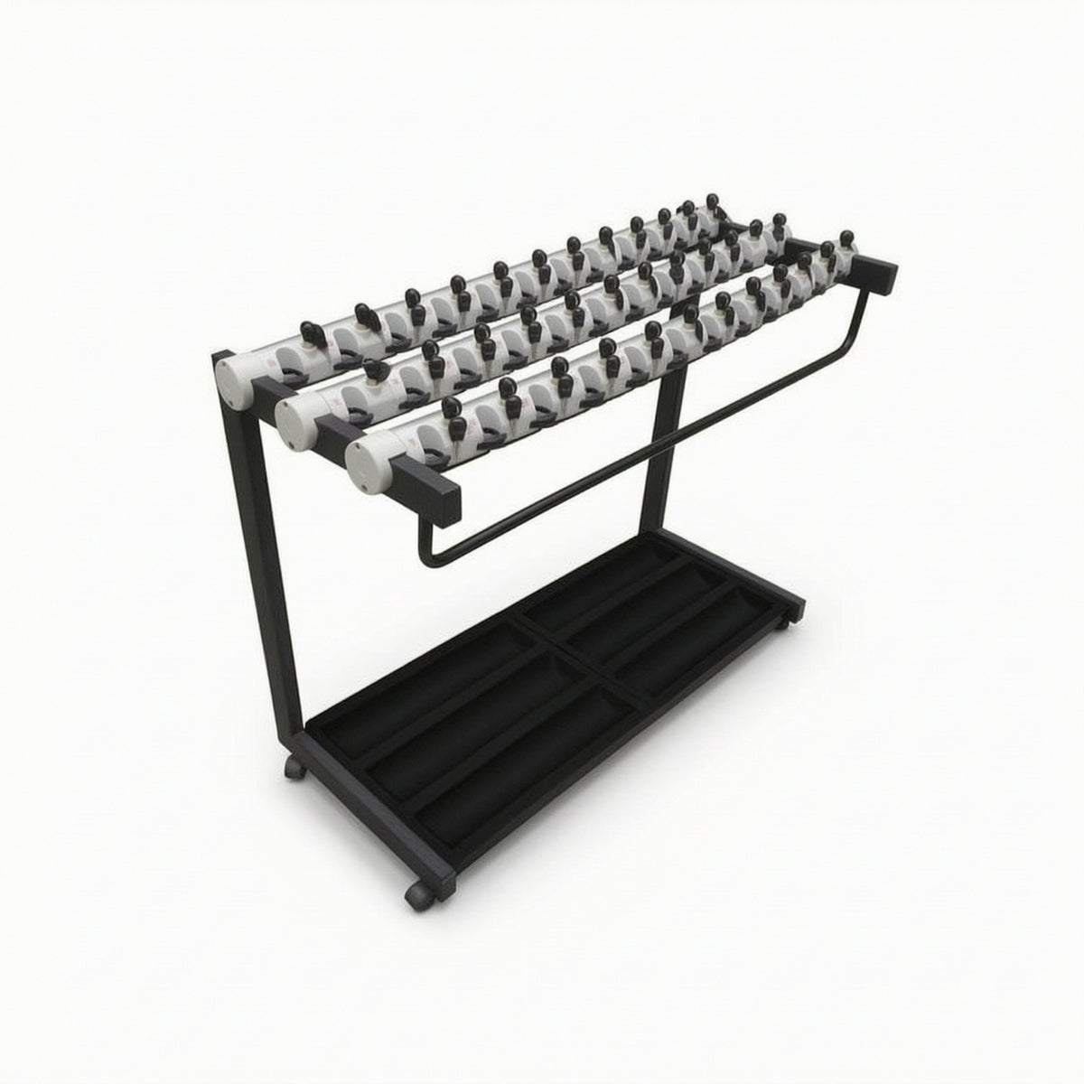 Lockable Umbrella Stand Sturdy Umbrella Holder with Base Tray Rust-Resistant Organizer for Businesses, Office Entrance
