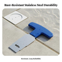 Sturdy Metal Construction Pool Jet Removal Tool Rust-Proof Eyeball Fitting Removal Tool Rustproof