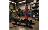 Wheel Cleaning Rack Metal Base Tire Cleaning Rack Heavy Duty Wheel Detailing Stand