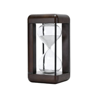 Hourglass with Wooden Frame Vintage-Inspired Hourglass Timer Sand Glass Decorative Classic for Desk, Office