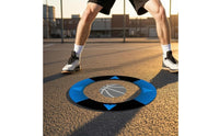 6 Pieces Colored Segmented Basketball Footwork Hoop Hollow Center Footwork Training Rings Color Coded Directional Drill Hoop for Movement Exercises