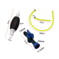 Siphon Pump with Control Valve Hand-Operated for Garage, Aquarium, DIYers