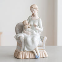 Mother and Baby Figurine Tabletop Decor Sentimental for Nursery, Living Room