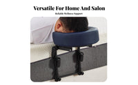 Portable U-Shaped Headrest Foldable Portable Massage Headrest Space-Saving Adjustable Face Cradle for Home Users, Adults, Beauty Salon, Spa, Bedroom