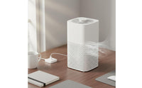 Odor Eliminator Desktop Air Purifier HEPA Filter USB Air Purifier Function Aroma Dispenser Compact Size for Office, Bedroom, Car