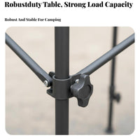 Foldable Design Adjustable Telescopic Table Leg Portable Telescopic Underframe Space Saving Camping Equipment Easy Installation for Campervans, Outdoor Enthusiasts, RV Owners, Campervan, Picnics