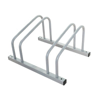 Floor Bike Rack Heavy-Duty Bike Parking Rack Bike Stand with Wheel Slots Gray Bike Parking Stand Space-Saving for Cyclists