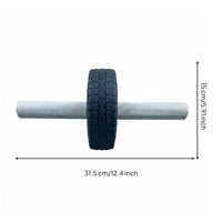 Core Roller Metal Body Core Roller Wheel Ergonomic Handles Fitness Equipment for Beginners, Home Gym