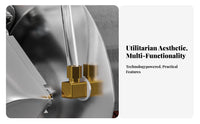 Water-Spraying Dust Cover Enhanced Safety Power Tool Accessory for Workshops