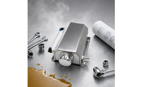 Oil Catch Can Mounting Flanges Rectangular Oil Catch Can Threaded Screw Cap Breather Tank