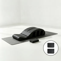 Arched Spinal Stretcher with Detachable Blocks Supportive Back Stretching Arch Long-Lasting Spine Corrector Sturdy for Yogi, Home Gym