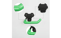 2 Pieces Wall Mounted Golf Bag Hook Heavy Duty Golf Bag Hook Anti-Slip Guarding for Golfers, Garage, Shed