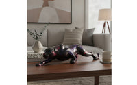 Leopard Figurine Decorative Leopard Statue Panther Statue Elegant Cheetah Sculpture Eye-Catching for Home Decorators