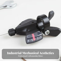 Cycle Lever Gear Selector Precise Shifting Lever Gear Selector Set Mountain Bike Gear Lever Ergonomic Levers Handlebar Gear