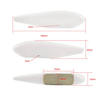 Wheel Pants with Molded Opening Lightweight Wheel Pants Low-Profile Fairings for Model Airplane Hobbyists, Scale Build Projects